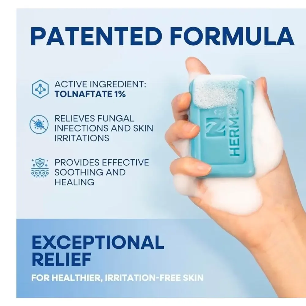 Hermon Antifungal Soap with Tea Tree Oil: Antifungal Bar Soothing Care & Relief